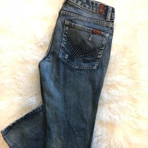7 for All Mankind A Pocket Bootcut SZ 28